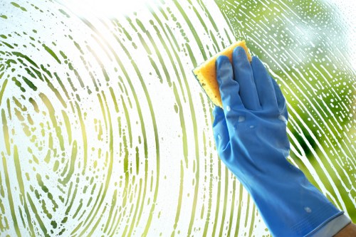 Specialist hard floor cleaning equipment used indoors