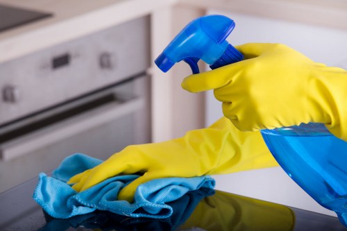 After builders cleaning service in SW10 removing renovation dust from a refurbished property