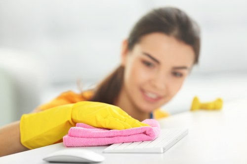 Supervisor review of cleaner safety procedures