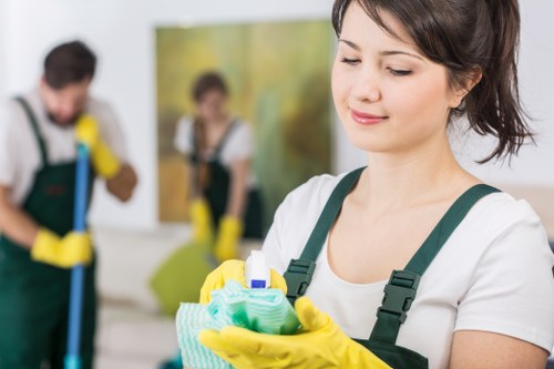 Local cleaner working in a SW10 home with building access considerations